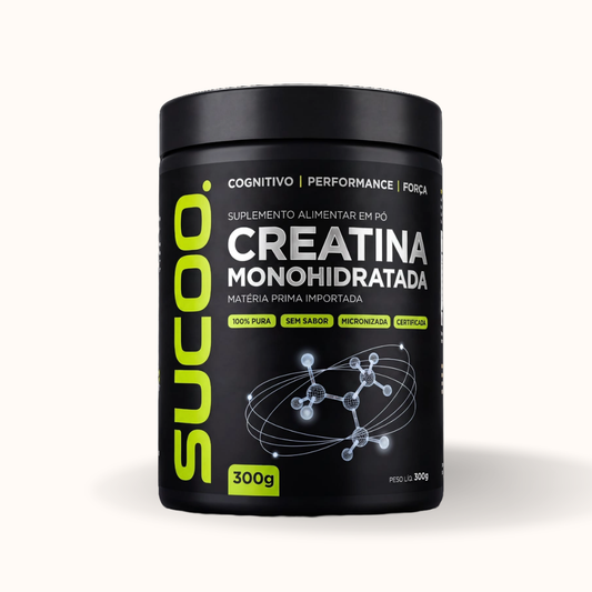 SUCOO. Creatina Monohidratada 300g - A Única Extrafina que NÂO Empedra | SUCOO Pronutrition