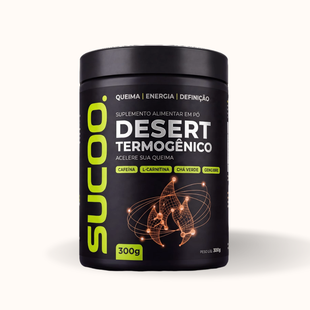 SUCOO. Desert 150g - Termogênico que Ferve de Dentro para Fora | SUCOO Pronutrition